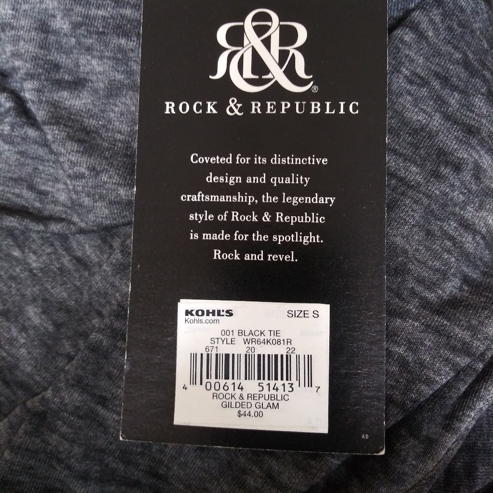 ✨NWT✨ Rock & Republic gilded glam top - Picture 6 of 6